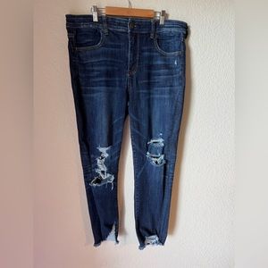 American Eagle Ne(x)t level stretch high rise cropped jeggings